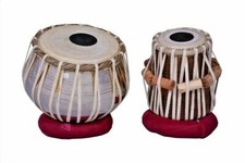 Steel Tabla Set Chrome Polish