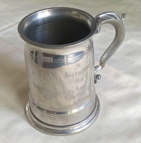 Beer tankard with handle - beer,