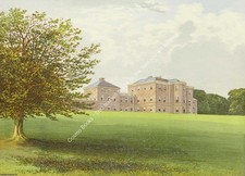 LARGE PRINT - VIEWS OF SEATS 1880 - MERSHAM HATCH. DRAWN & PAINTED BY A.F. LYDON