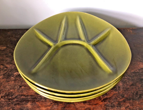 Vintage 1960s green ceramic