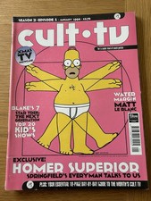 Cult TV Magazine #2.1 Jan 98  The Simpsons  Star Trek Water Margin Matt Le Blanc