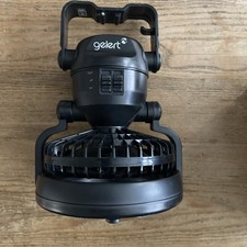 Gelert Camping Light With Built In Fan Hanging Hook Built Into Handle