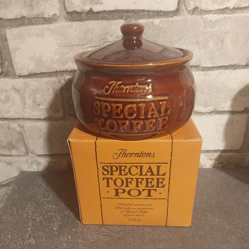 Vintage boxed brown glazed - boxed,