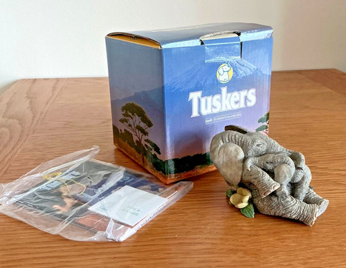 Tuskers elephant ornament - tuskers,