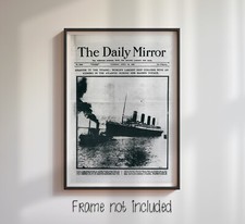 The Titanic Daily Mirror Front