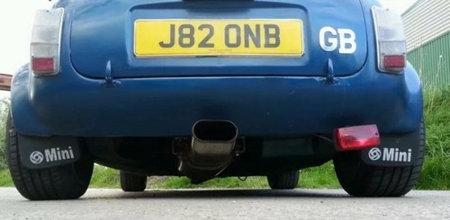 Classic mini mudflaps austin - mudflaps,