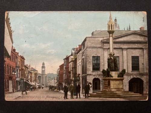 High street newport isle - street,