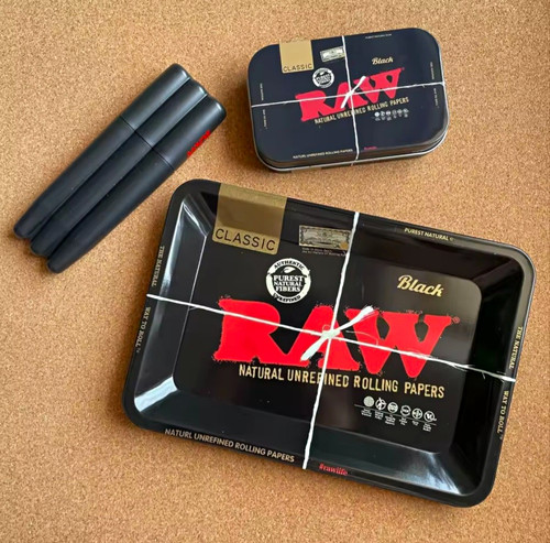 Raw classic black rolling - black,