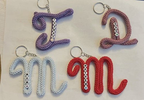Personalised knitted wire art - personalised,