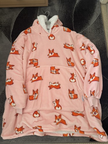 The oodie pink corgis one - the,
