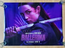 Ballerina Original Double Sided UK  Quad Cinema Poster 