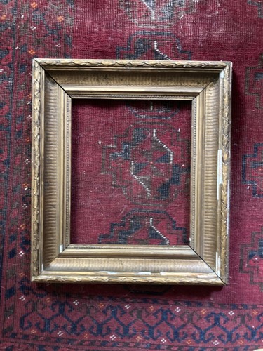 Old gilt gesso wooden frame - old,