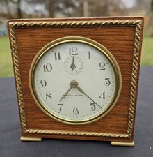 NICE Vintage Seth Thomas Severn Alarm Clock Mantle Desk Made In USA Tested Works