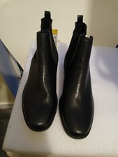 papaya BLACK CHELSEA  BOOTS SZ 6/39