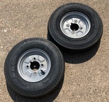 Pair of Camping Trailer wheel