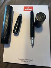 Breitling 9-Sided black & chrome Pen in black Aluminium Tube. Black hard to find