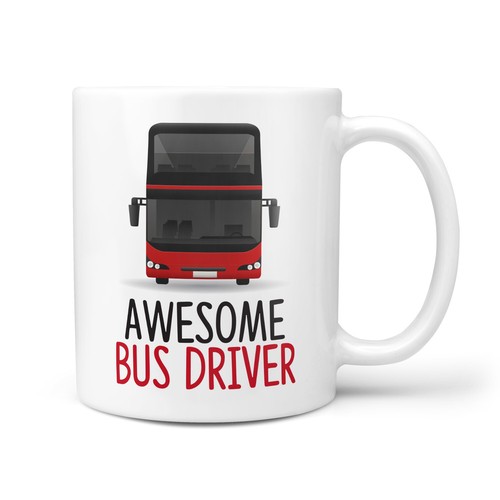 Awesome bus driver gift - gift, mug