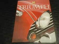BOOK TRIUMPH SPORT ELEGANCE PIGGOTT TR3 TR2 TR1 TR6 TR7 TR8 GT6 GTR4 DOVE TR250