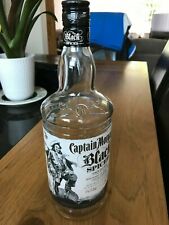  CAPTAIN MORGAN BLACK SPICED RUM EMPTY 1 LITRE  BOTTLE 