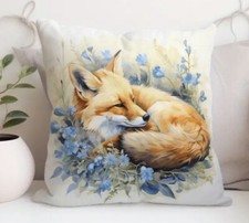 Beautiful Sleeping Fox / Blue