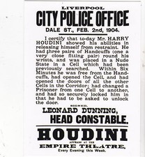 *Postcard-AD-"HOUDINI"-(Famous