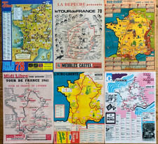 Tour France Course Route Maps