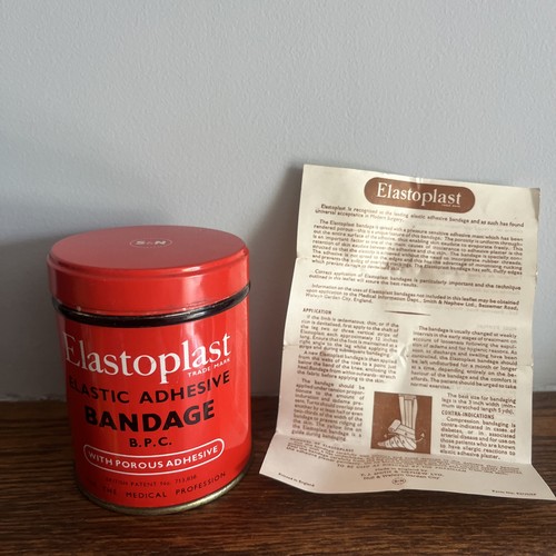 Vintage elastoplast tin first - tin,