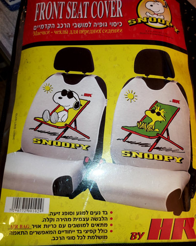 Snoopy car seat - seat, covers