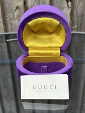Gucci Velvet Ring Box And Booklet