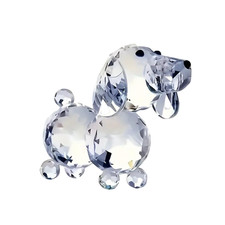 Crystal Dog Butterfly Jade Elephant Lapis Cat Figurines Ornaments Paperweight UK