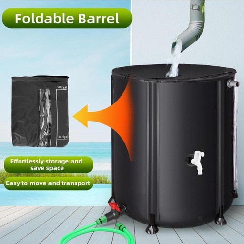 Portable rain barrel - barrel, rainwater