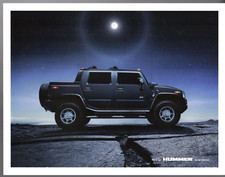 Hummer H2 SUT 2004-2005 USA Market Single Sheet Sales Brochure