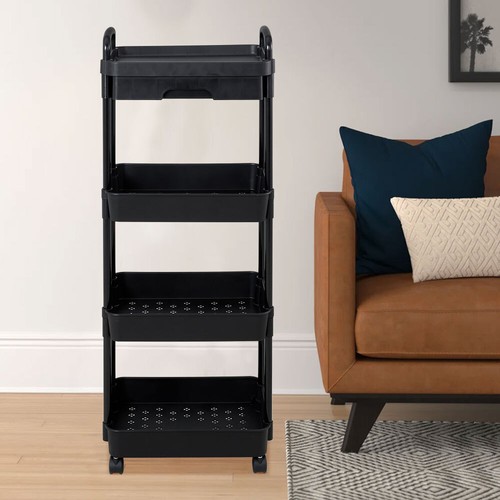 Tier storage trolley cart on - trolley,