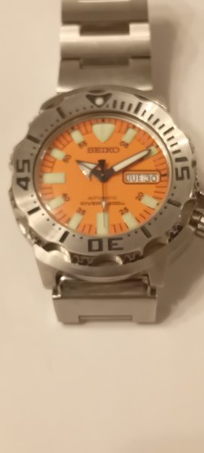 Seiko men orange monster - men's,