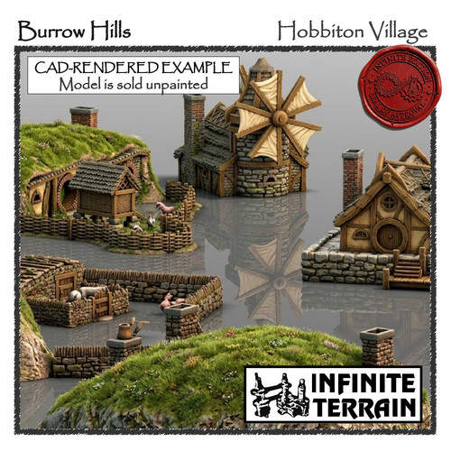 Inf 28mm hobbiton - [inf.,
