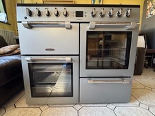 Leisure EX100F323 Multi Hob Oven Cooker Control Knob Switch Silver Grey