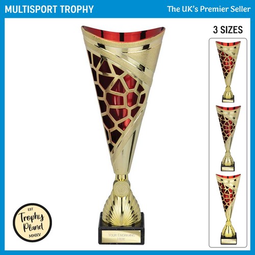 Multisport trophy red - multisport, gold