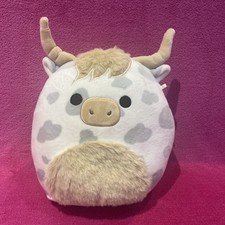 Squishmallows Borsa The Highland Cow 7.5 inch  Soft Toy Kelly Toy Squishmallow 