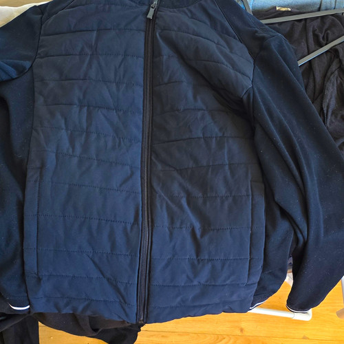 Zara navy leather quilted - navy,