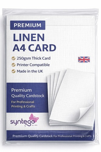 Sheets white linen card - sheets,