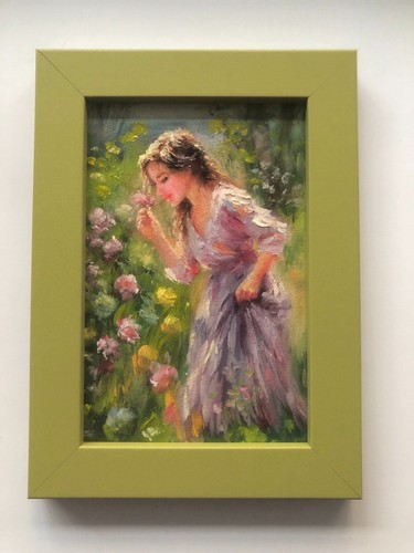 Original oil painting frame - painting,