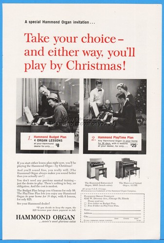 1960 hammond organ - 1960, co