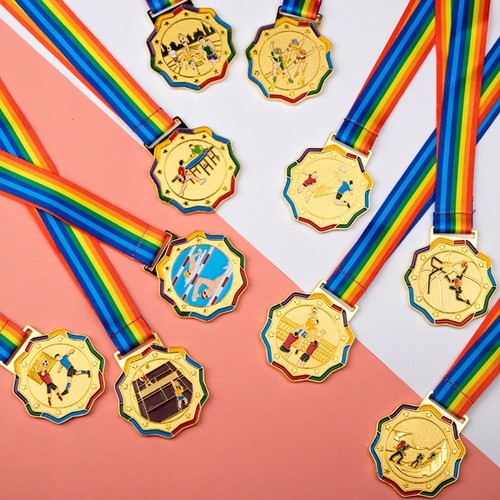 Metal award medals - metal,
