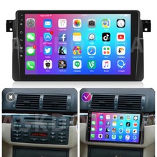 For BMW 3 Series E46 1999-2005 Android 13 Car Stereo GPS Navi Radio FM RDS BT 9"
