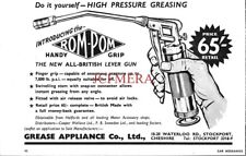 'ROM-POM' Motor Vehicle Lever Grease Gun ADVERT Original 1962 Print Ad 700/100