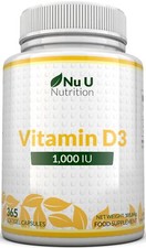 Vitamin D3  1,000IU - 365