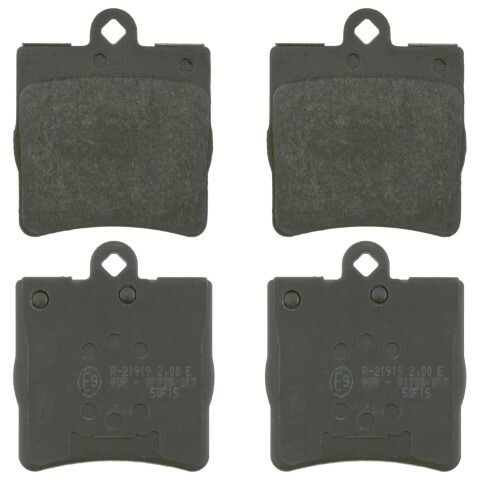 Trade brake pad set rear - set,