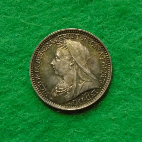 Victoria 1899 silver maundy - silver, 2d