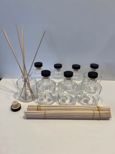 Glass reed diffuser round - diffuser,