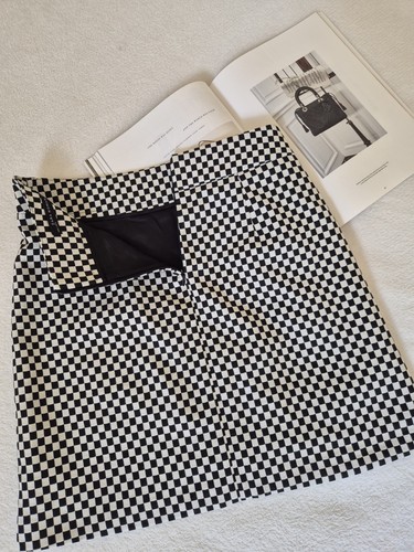 Zara woman checkerboard mini - checkerboard,